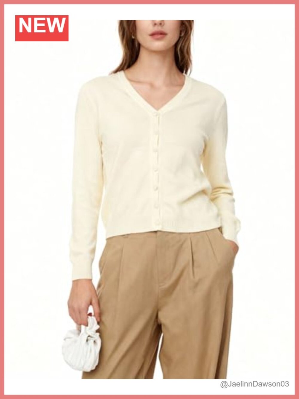 Soft Lightweight Button Up Cardigan Sweater Women's V-Neck